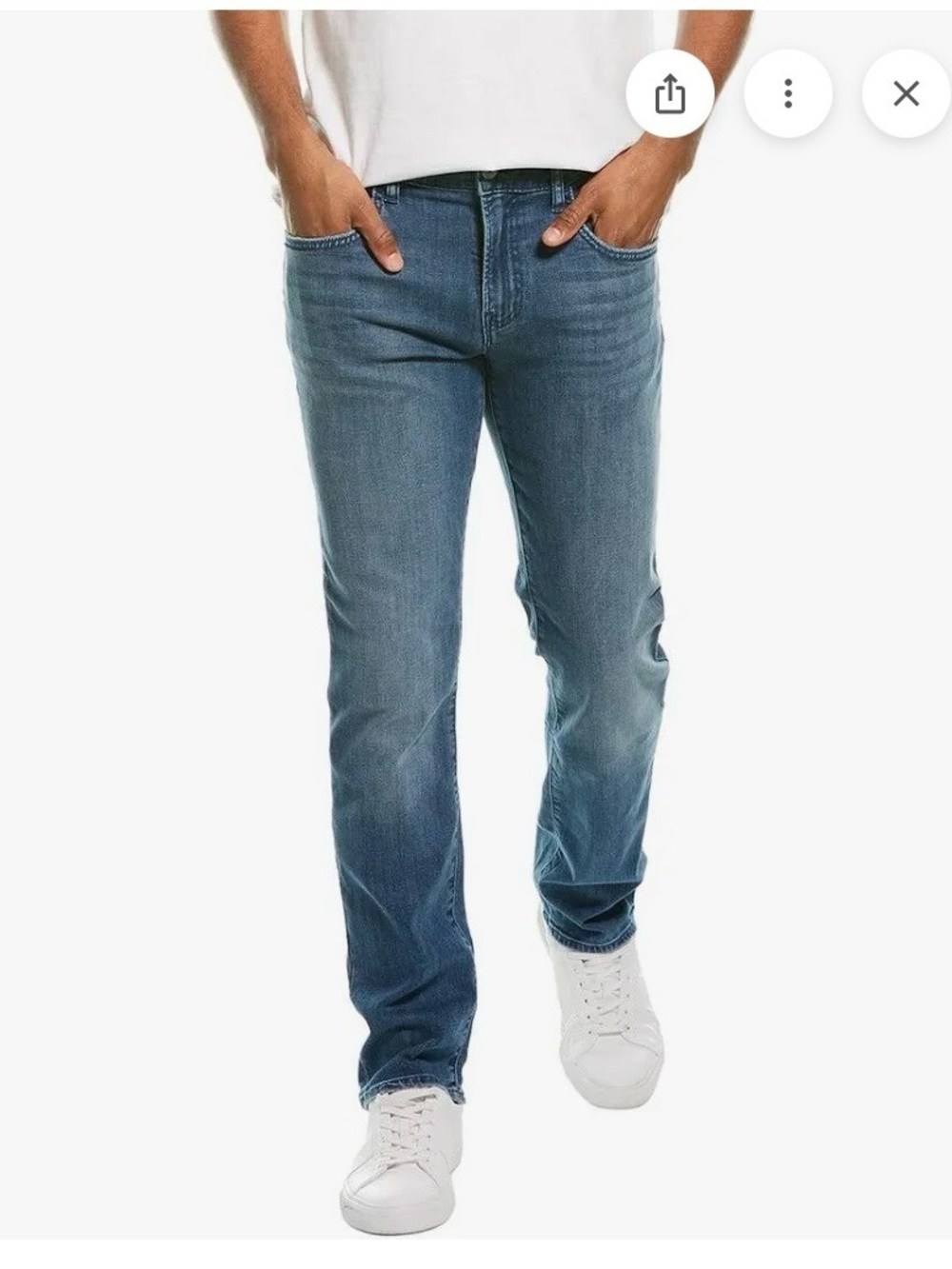 Hudson Byron Straight Button Fly Jeans Size 32